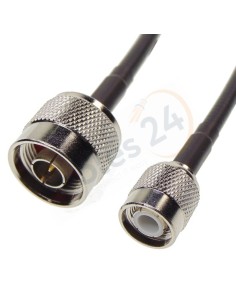 Cable LMR240 Tipo N macho recto a TNC macho