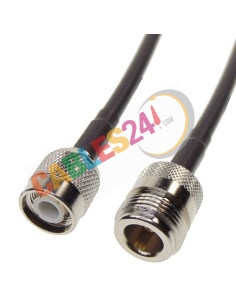 Cable LMR240 Tipo N hembra a TNC macho
