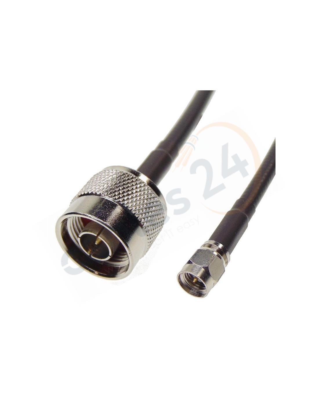 Connettore SMA femmina passaparete a crimpare per LLF240/LMR240 | SMA15