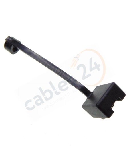 Tapon guardapolvo para RJ45 Macho con pinza. Pack 10 Unds