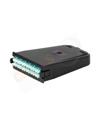 MPO/MTP Cassette OM4 Type C 2 x MPO to 12 x LC Duplex for slidable panel