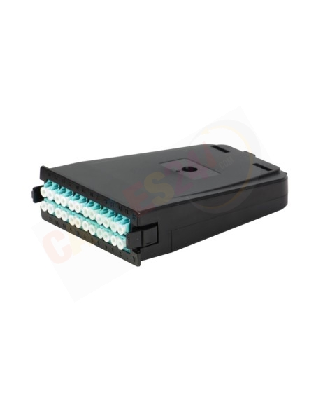 Casete MPO/MTP OM4 Tipo C 2 x MPO a 12 x LC Duplex para bandeja extraible