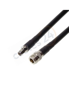 Cable LMR400 SMA-RP macho recto a Tipo N hembra recto