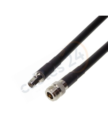 Cable LMR400 SMA-RP macho recto a Tipo N hembra recto