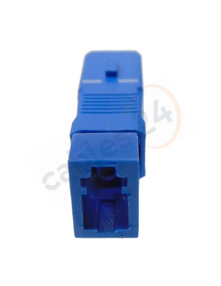 Adaptador simplex SC Macho LC Hembra monomodo
