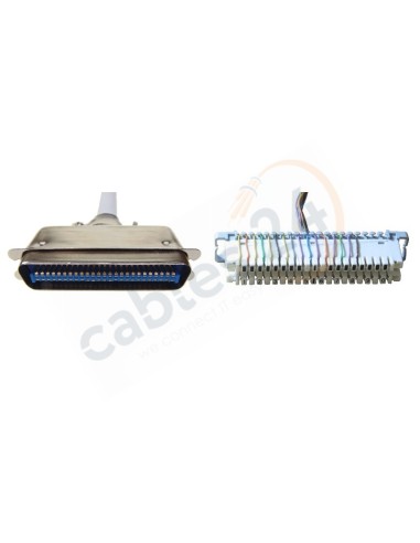 Cable Telco RJ21 a Regleta Krone para Grandstream GXW4216, GXW4232, GXW4224, GXW4248
