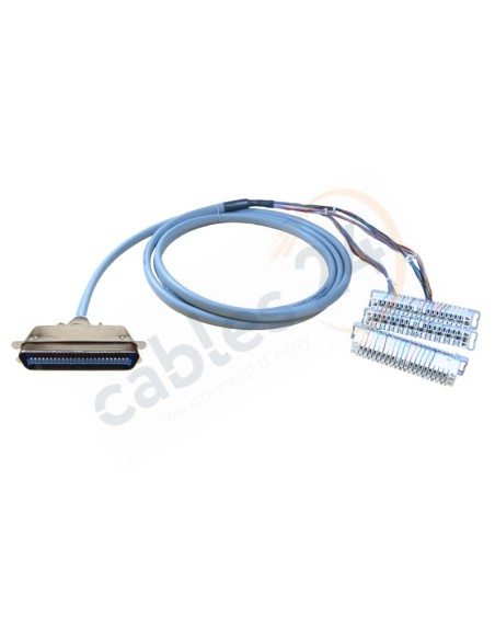 Cable Telco RJ21 a Regleta Krone para Grandstream GXW4216, GXW4232, GXW4224, GXW4248