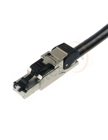 Cable M12 a RJ45 Ethernet Gigabit Poe Industrial