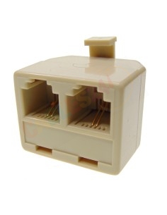 Duplicador RJ11 compacto 2