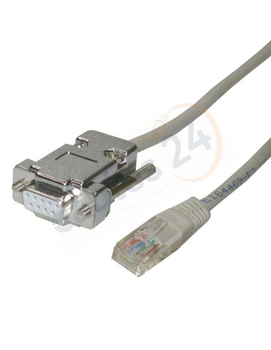 Cable Consola ALCATEL 7750 DB9 hembra a RJ45 macho