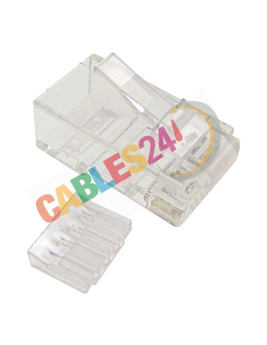 Conector RJ-45 CAT 6 Macho Pack de 10 unidades