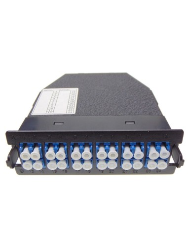Casete MPO/MTP OS2 Tipo A 2 x MPO a 12 x LC Duplex para bandeja fija