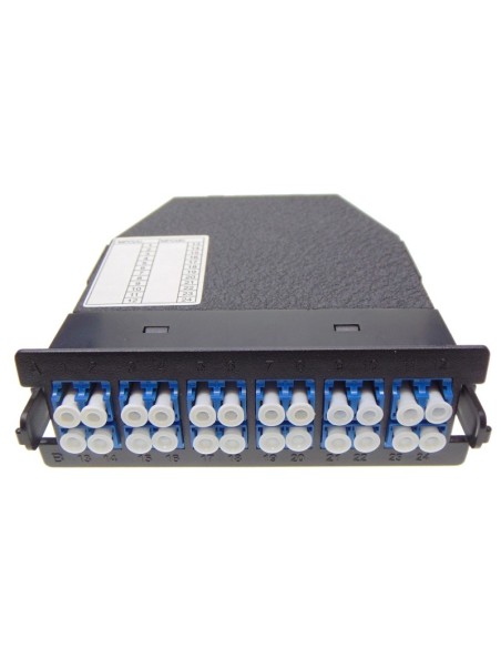 Casete MPO/MTP OS2 Tipo A 2 x MPO a 12 x LC Duplex para bandeja fija