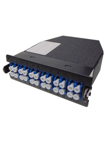 Casete MPO/MTP OS2 Tipo A 2 x MPO a 12 x LC Duplex para bandeja fija