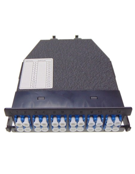MPO/MTP Cassette OS2 Type A 2 x MPO to 12 x LC Duplex for management enclosure