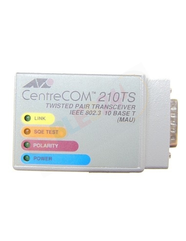 Transceiver AUI 10BASE-T Allied Telesis AT-210TS Slim-Line CentreCOM
