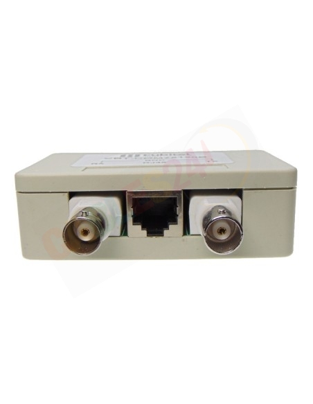 Balun 75-120 ohm RJ-45 hembra Dual BNC hembra G.703 E1