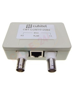 Balun 75-120 ohm RJ-45 hembra Dual BNC hembra G.703 E1