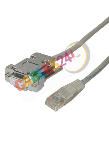 ALCATEL 6250 Console Cable DB9 female to male RJ45