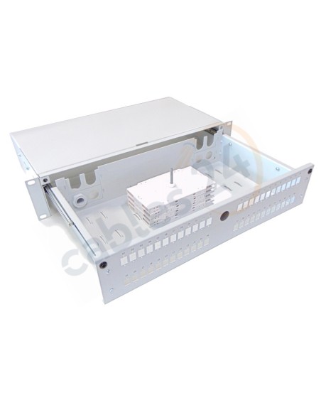 Fiber Optic Distribution Frame 19" 2U 48 LC Duplex / SC Simplex