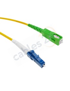 Fiber Optic Cable Patchcord Simplex Singlemode LC/UPC to SC/APC