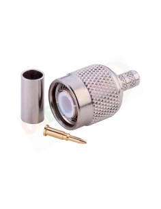 Conector TNC Recto Macho para crimpar para Cable RG-223