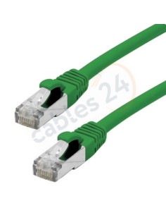 Cable Patchcord Ethernet CAT7 SFTP LSZH Color Verde