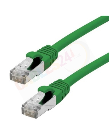 Cable Patchcord Ethernet CAT7 SFTP LSZH Color Verde