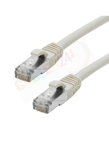 Cable Patchcord Ethernet CAT7 SFTP LSZH Color Gris