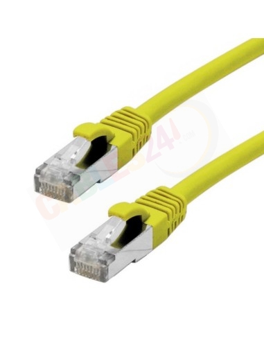 Cable Patchcord Ethernet CAT7 SFTP LSZH Color Amarillo