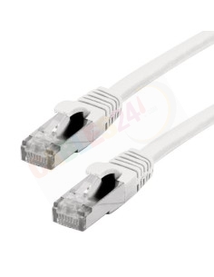 Cable Patchcord Ethernet CAT7 SFTP LSZH Color Blanco