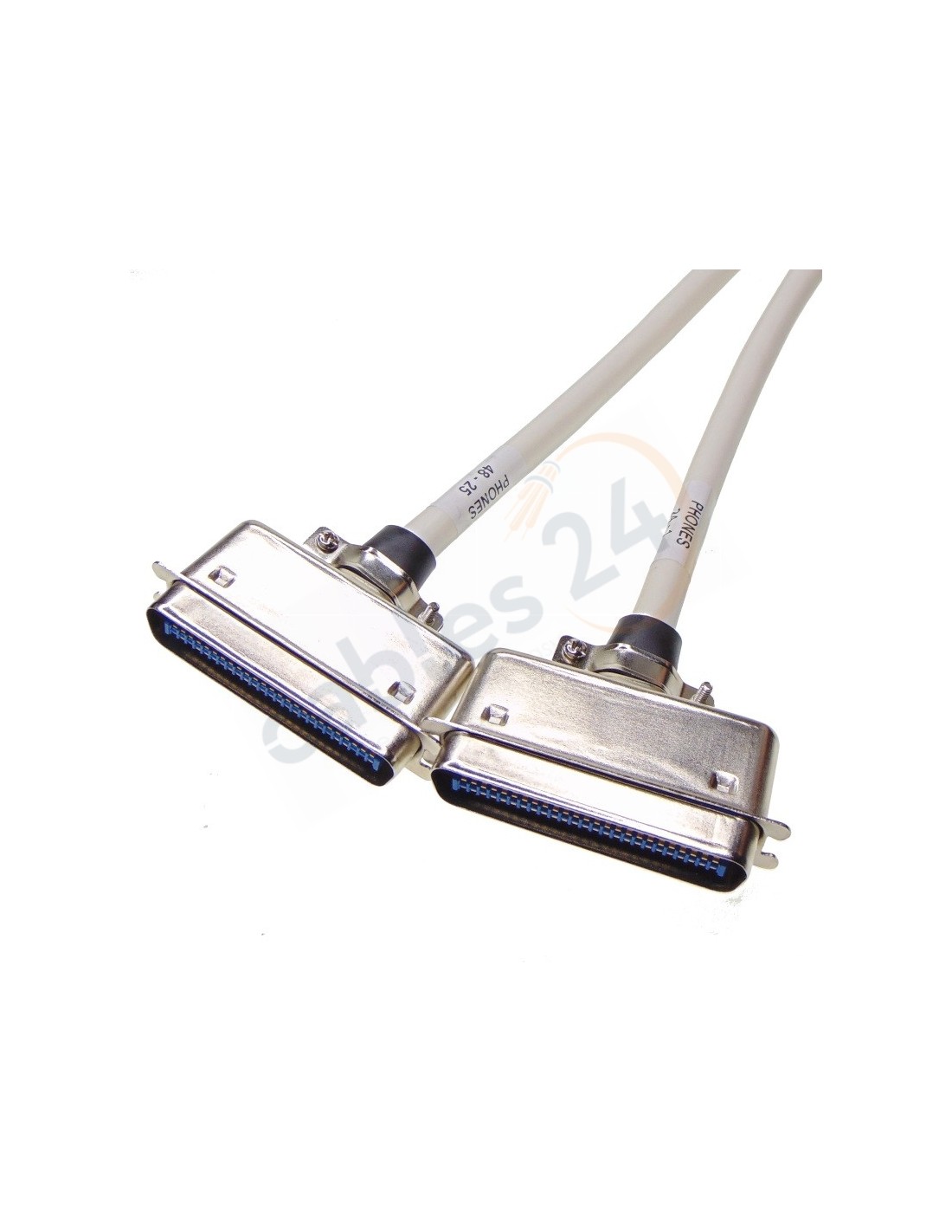 2 x Telco RJ21 Cable to 48 RJ45 Panel for Grandstream GXW4216
