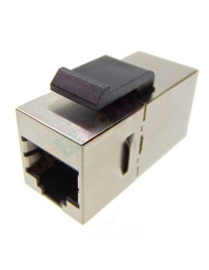 Cat6A Keystone Jack Inline Coupler STP