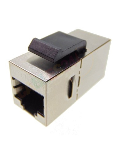 Adaptador RJ45 hembra-hembra CAT6A keystone