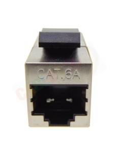 Cat6A Keystone Jack Inline Coupler STP 2