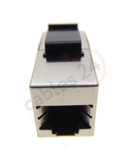 Adaptador RJ45 hembra-hembra CAT6 keystone