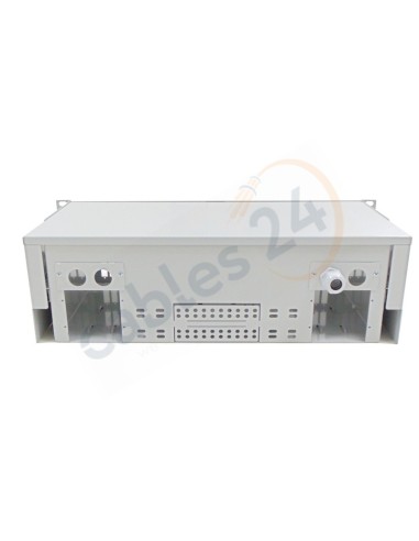 Bandeja F.O. con capacidad para 48 adaptadores LC dúplex / SC simplex