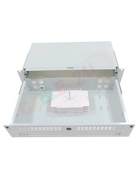 Bandeja F.O. con capacidad para 48 adaptadores SC dúplex