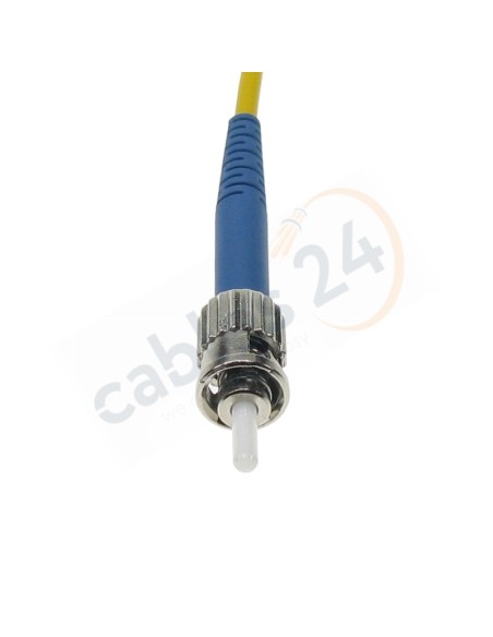 Latiguillo Cable Fibra Óptica Dúplex Monomodo ST-SC/APC