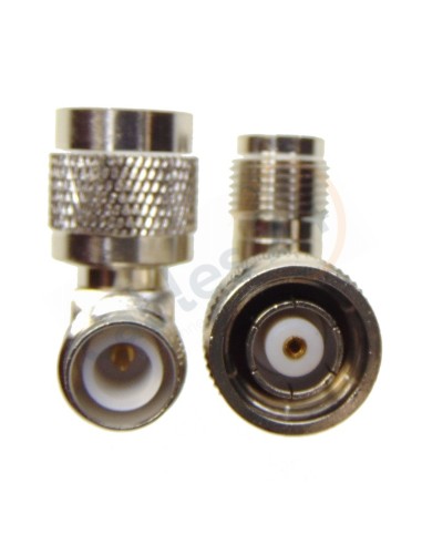 RP-TNC Male to RP-TNC Female Right Angle Adapter