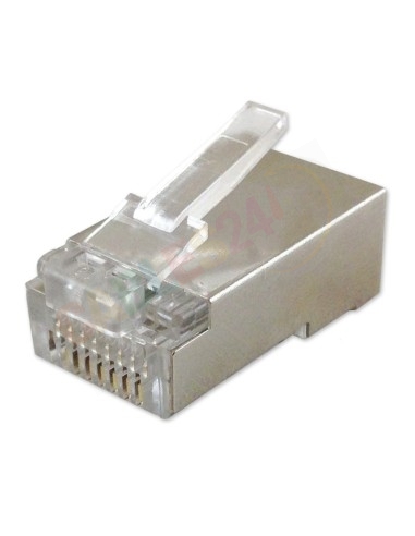 Conector RJ-45 CAT 5e Macho Apantallado