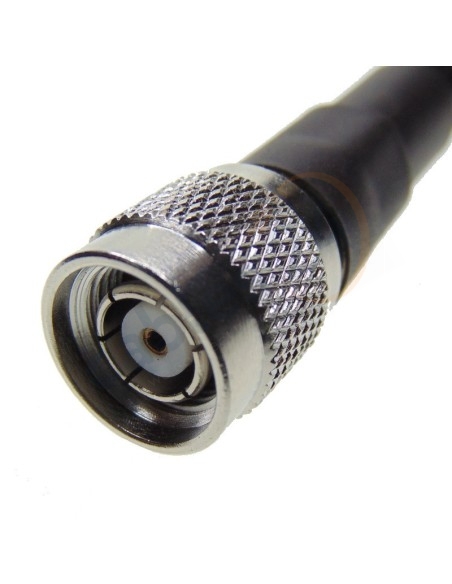 Detalle del conector TNC RP macho
