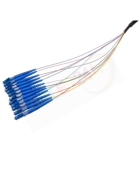 Cable Fibra Optica preterminado monomodo 9/125 interior/exterior