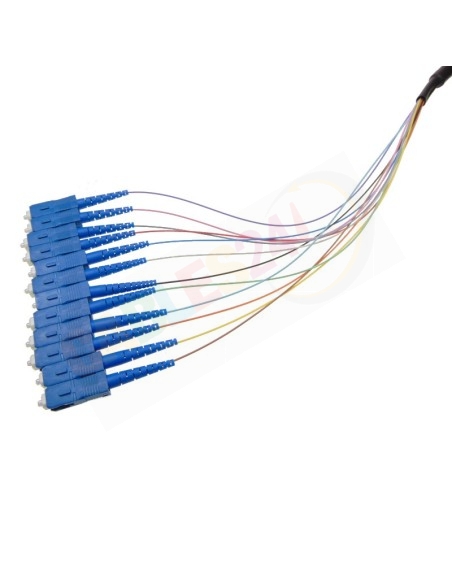 Pre-terminated Single Mode 9/125 Indoor/Outdoor Fiber Optic Cable