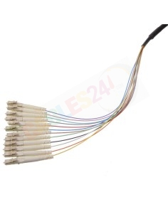 Pre-terminated Multimode OM3 50/125 Indoor/Outdoor Fiber Optic Cable