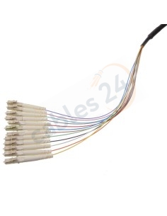 Pre-terminated Multimode OM4 50/125 Indoor/Outdoor Fiber Optic Cable