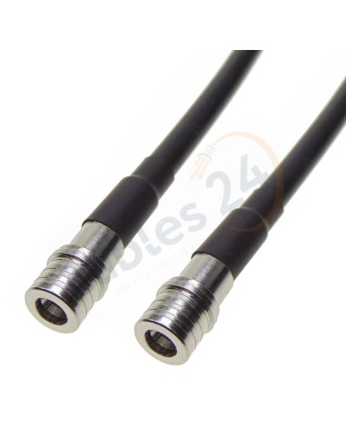 QMA male to QMA male LMR240 coax patchcord