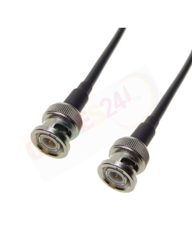 BNC male to BNC male RG223 coax patchcord