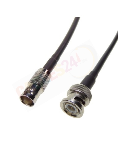 BNC male to BNC female RG223 coax patchcord