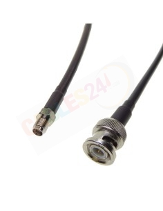 Cable RG223 BNC Macho a SMA hembra